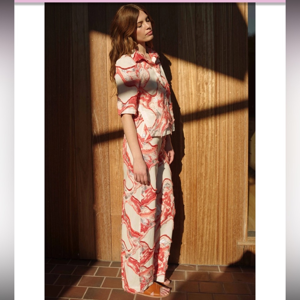 Arianne Elmy vacation flow pants $230 small - Picture 2 of 16